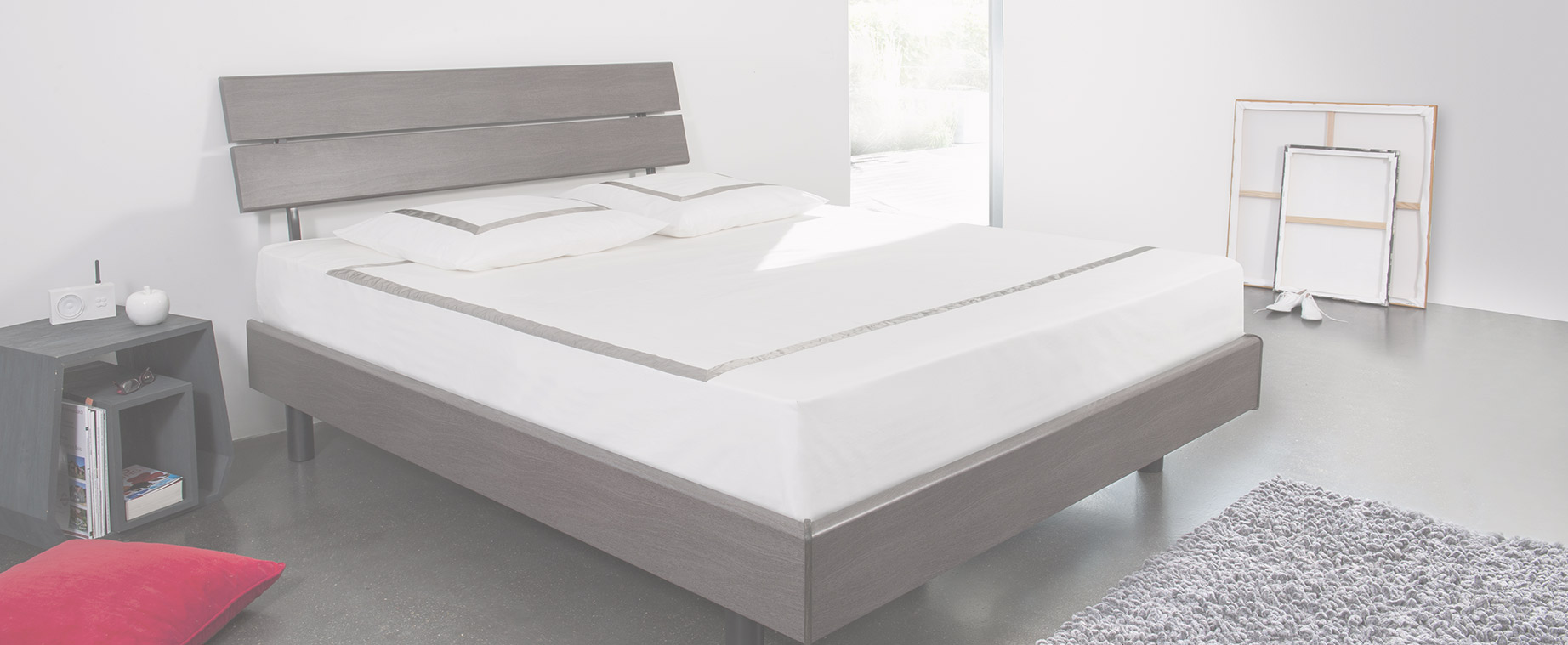 Matelas suisse de qualité dans une chambre à coucher